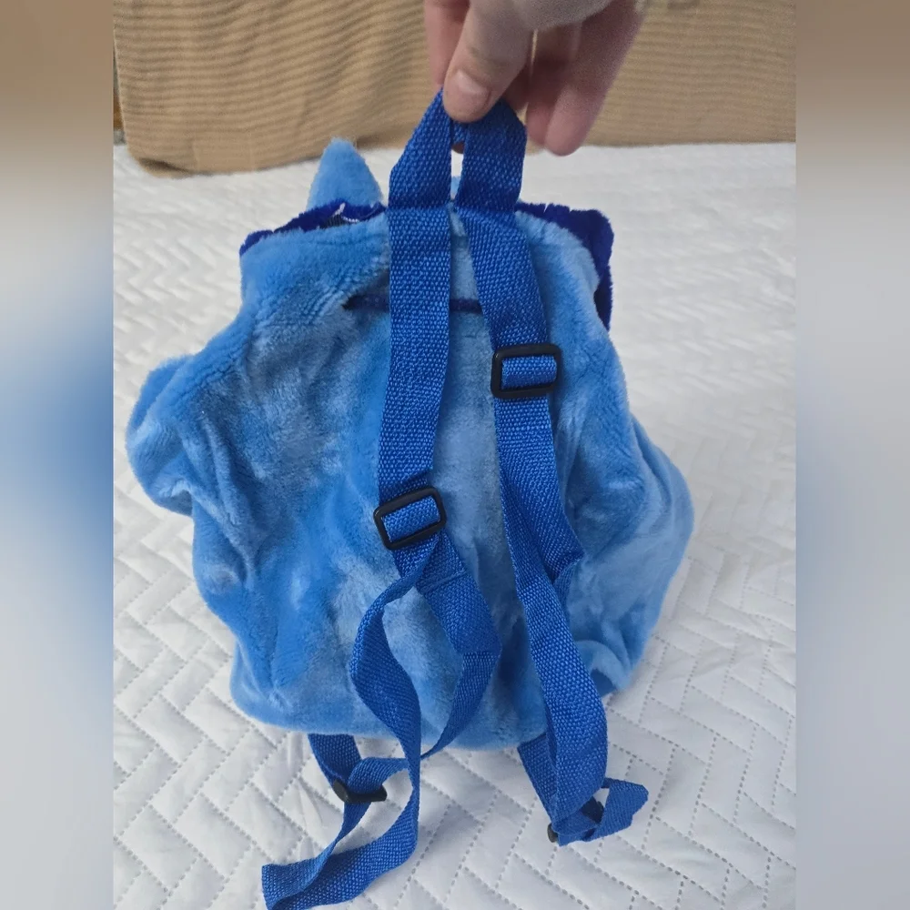 RARE Vintage Tom & Jerry Stuffed Animal drawstring pouch mini backpack 90s